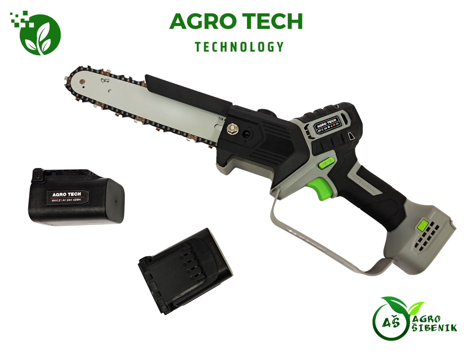 Akumulatorska lančana pila AGRO TECH AT-C 20